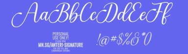 Anteri Signature by Måns Grebäck — Script Handwritten Font — thumbnail 3