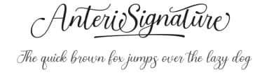 Anteri Signature by Måns Grebäck — Script Handwritten Font — thumbnail 1