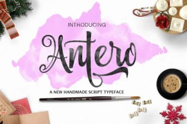 Antero Font by Artisans — Script Handwritten Font — thumbnail 1
