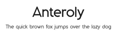 Anteroly by UI Creative — Sans Serif Font — thumbnail 1