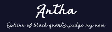 Antha by RantautypeStudio — Script Handwritten Font — thumbnail 2