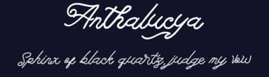 Anthalucya by Fontada — Script Handwritten Font — thumbnail 2