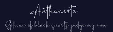 Anthanista by Madhaline Studio — Script Handwritten Font — thumbnail 2