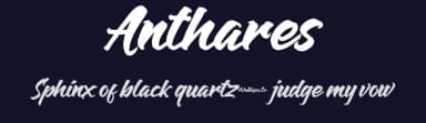 Anthares by Wacaksara Co — Script Handwritten Font — thumbnail 2