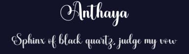 Anthaya by Makashi — Script Handwritten Font — thumbnail 2