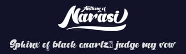 Anthem of Narasi by aldedesign — Script Handwritten Font — thumbnail 2