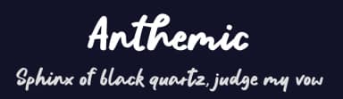 Anthemic by epiclinez — Script Handwritten Font — thumbnail 2