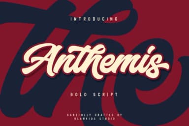 Anthemis Font by Blankids Studio — Script Handwritten Font — thumbnail 1