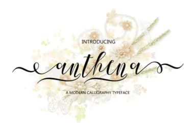 Anthena Script Font by Arie Design — Script Handwritten Font — thumbnail 1