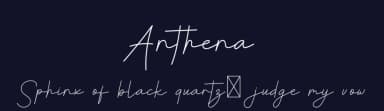 Anthena by Saber Studio — Script Handwritten Font — thumbnail 2