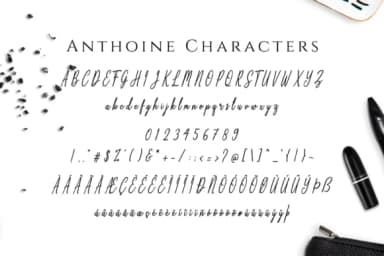 Anthoine Font by Her Letter — Script Handwritten Font — thumbnail 8