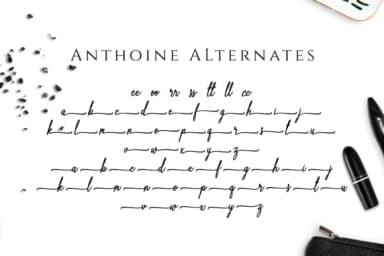 Anthoine Font by Her Letter — Script Handwritten Font — thumbnail 9