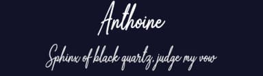 Anthoine by Sibelumpagi — Script Handwritten Font — thumbnail 2