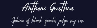 Anthoni Gristhea by UI Creative — Script Handwritten Font — thumbnail 2