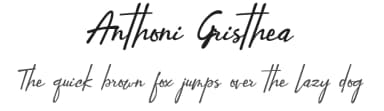 Anthoni Gristhea by UI Creative — Script Handwritten Font — thumbnail 1
