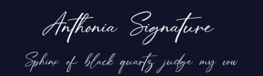 Anthonia Signature by UI Creative — Script Handwritten Font — thumbnail 2