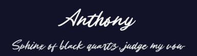 Anthony by Creatype Studio — Script Handwritten Font — thumbnail 2