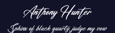 Anthony Hunter by Letterena Studios — Script Handwritten Font — thumbnail 2