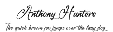 Anthony Hunters by Letterena Studios — Script Handwritten Font — thumbnail 1