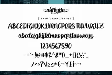 Anthusia Font by R. Studio — Script Handwritten Font — thumbnail 6