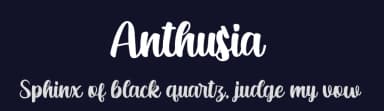 Anthusia by RaffaSyad Studio — Script Handwritten Font — thumbnail 2