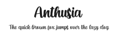 Anthusia by RaffaSyad Studio — Script Handwritten Font — thumbnail 1