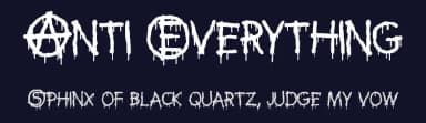 Anti Everything by Anthony Robinson — Script Handwritten Font — thumbnail 2