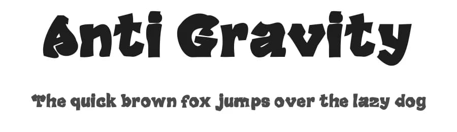 Anti Gravity by twinletter — Script Handwritten Font