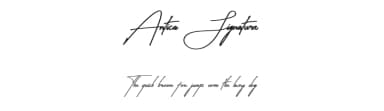 Antica Signature by Rizalul Ammar — Script Handwritten Font — thumbnail 1