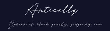 Antically by Niskala Huruf — Script Handwritten Font — thumbnail 2