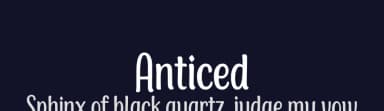 Anticed by 7NTypes — Script Handwritten Font — thumbnail 2