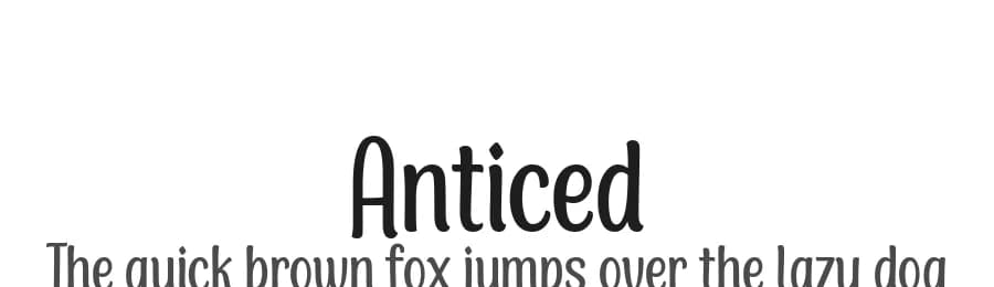 Anticed by 7NTypes — Script Handwritten Font