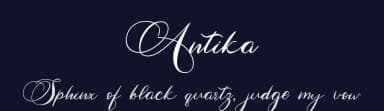 Antika by Letterara — Script Handwritten Font — thumbnail 2
