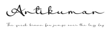 Antikuman by Reguler Studio — Script Handwritten Font — thumbnail 1