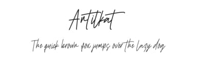 Antilkat by Ahmad Khaidir — Script Handwritten Font — thumbnail 1
