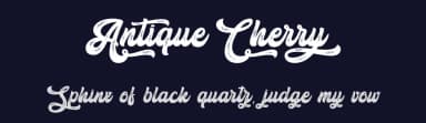 Antique Cherry by Typhoon Type - Suthi Srisopha — Script Handwritten Font — thumbnail 2