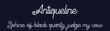 Antiqueline by PutraCetol Studio — Script Handwritten Font — thumbnail 2