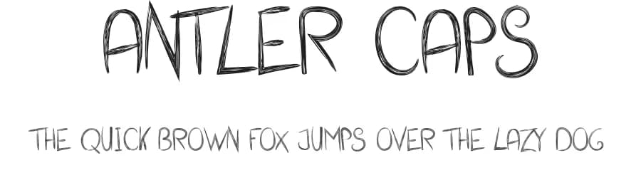 Antler Caps by Tschak — Script Handwritten Font