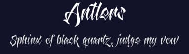 Antlers by Måns Grebäck — Script Handwritten Font — thumbnail 2