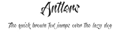 Antlers by Måns Grebäck — Script Handwritten Font — thumbnail 1