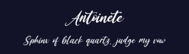 Antoinete by Kong Font — Script Handwritten Font — thumbnail 2
