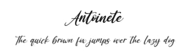 Antoinete by Kong Font — Script Handwritten Font — thumbnail 1
