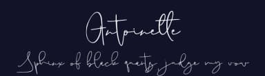 Antoinette by FallenGraphic Studio — Script Handwritten Font — thumbnail 2