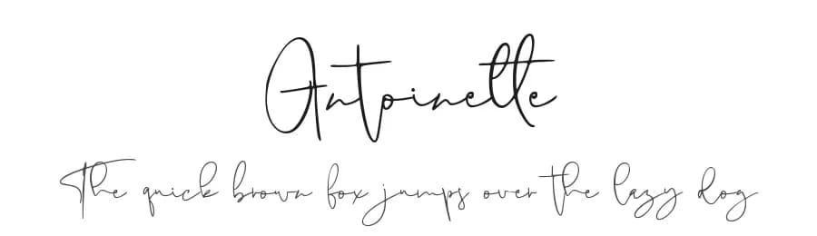Antoinette by FallenGraphic Studio — Script Handwritten Font