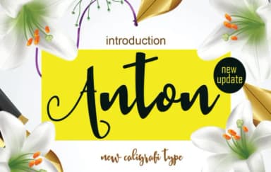 Anton Font by Sinfa.co — Script Handwritten Font — thumbnail 1