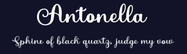 Antonella by Bosstype Studio — Script Handwritten Font — thumbnail 2