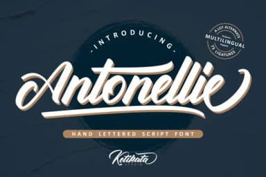 Antonellie Font by Ketikata Studio — Script Handwritten Font — thumbnail 1