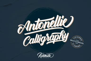 Antonellie Font by Ketikata Studio — Script Handwritten Font — thumbnail 2