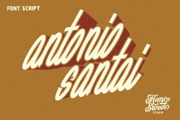 Antonio Santai Font by Home Sweet — Script Handwritten Font
