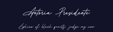 Antoria Presidente by Fikryal studio — Script Handwritten Font — thumbnail 2